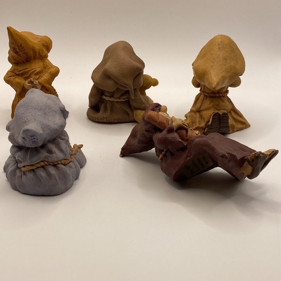 Vintage Friar Folk 23 Pc Monk Collection By Maureen Carlson - Picture 10 of 15